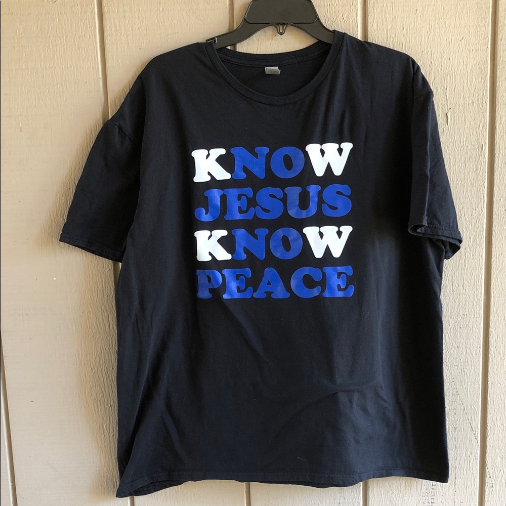 Gildan Softstyle Tee Known Jesus Know Peace 100% cotton